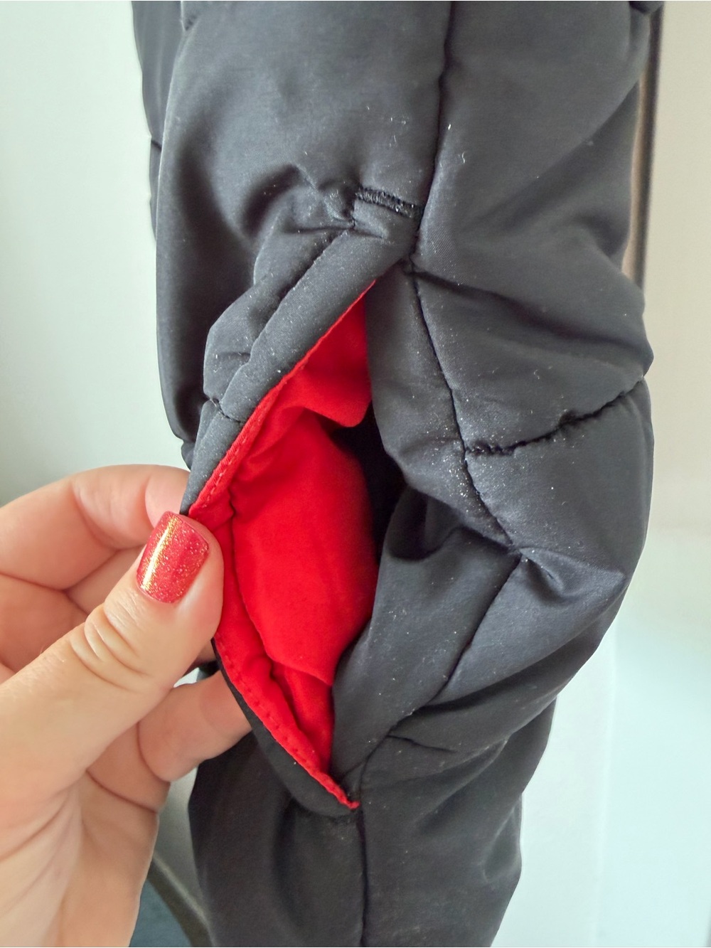 Boy’s Puma Puffer Vest Size Small 7/8 Red Black Fall Winter Colorblock Kids - Picture 3 of 7